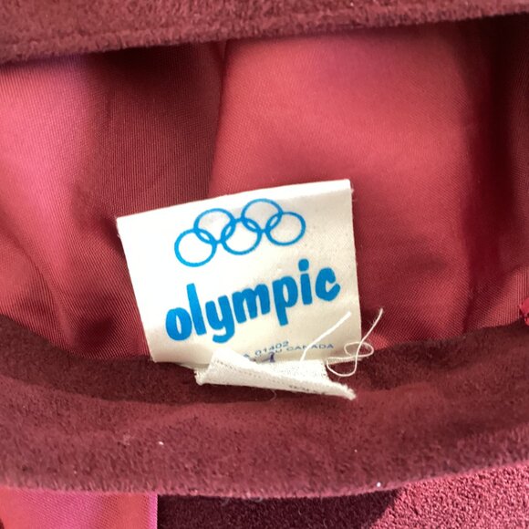 Vintage Burgundy Ultrasuede Skirt Suit - Picture 11 of 13